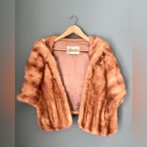 Younkers Vintage Mink Cape